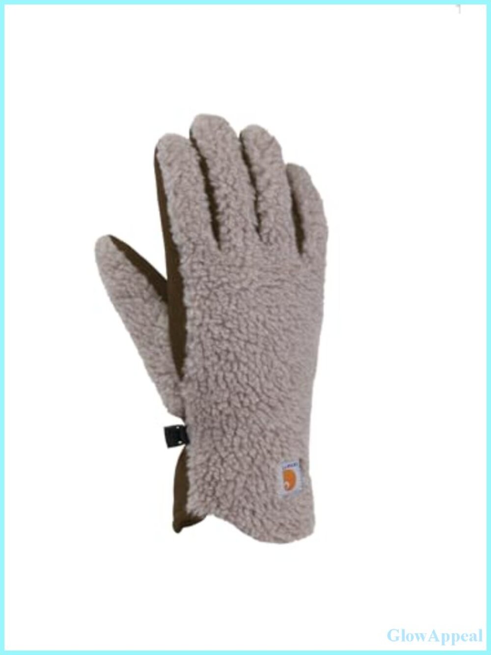 Carhartt WA682 Sherpa Fleece Gloves with Synthetic Suede Palm - Pull On, Open